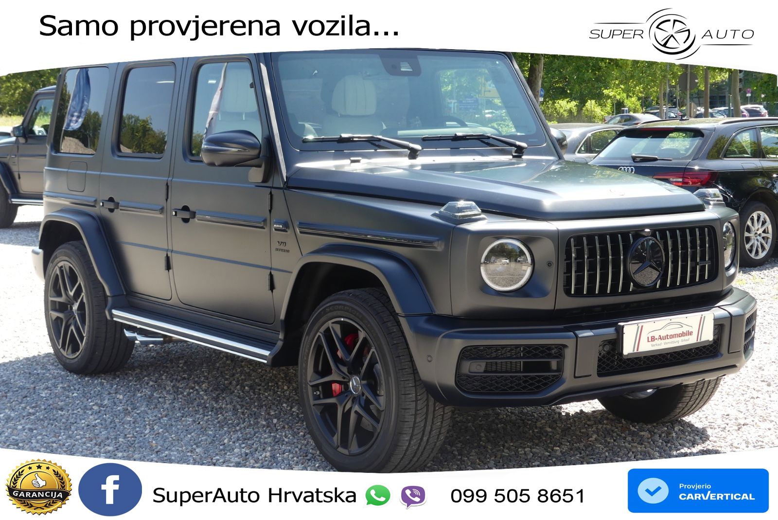 Mercedes AMG G 63 Long V8 (585 KS) 4MATIC 9G-TRONIC AMG SPEEDSHIFT PLUS LED+GR SJED+ACC