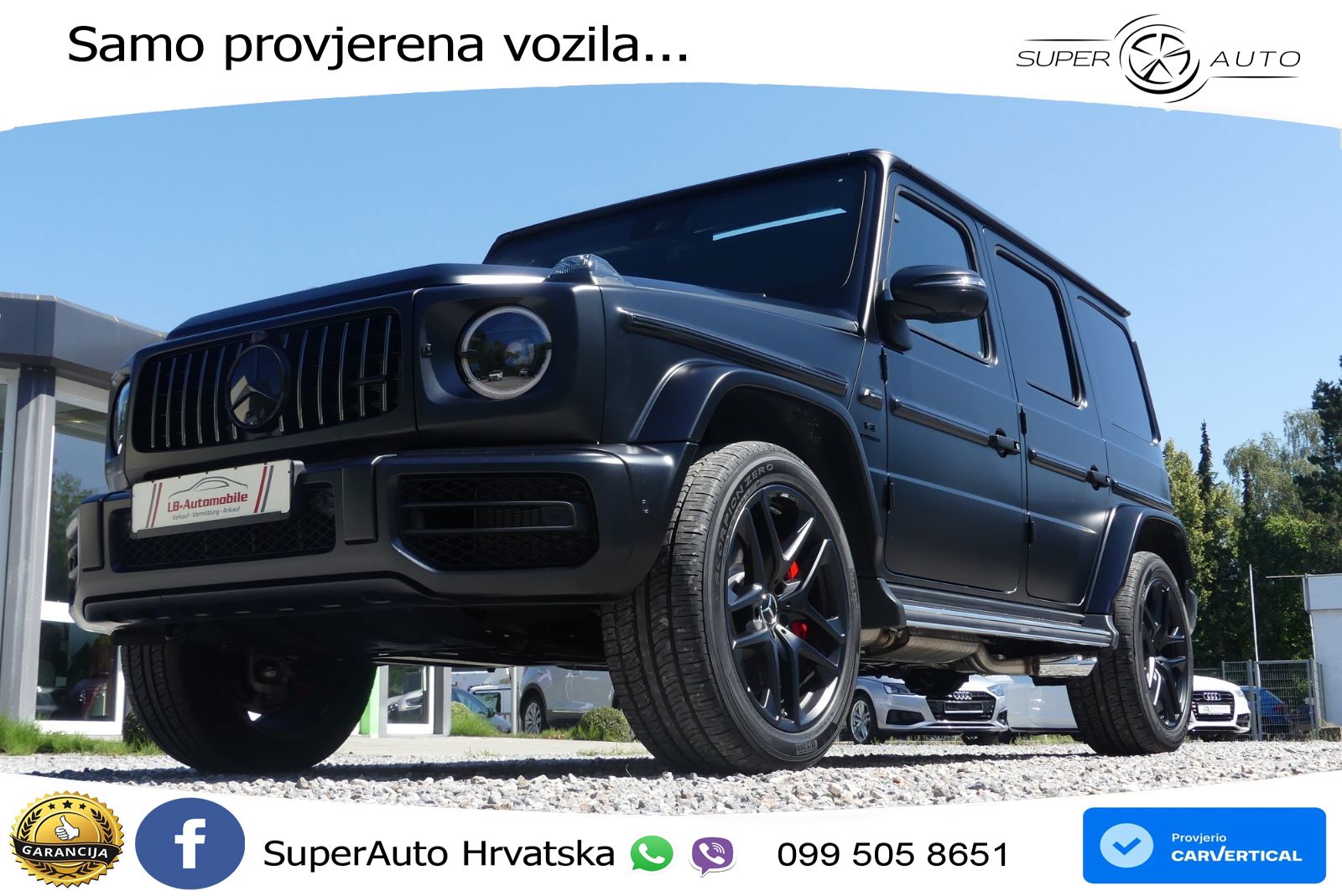 Mercedes AMG G 63 Long V8 (585 KS) 4MATIC 9G-TRONIC AMG SPEEDSHIFT PLUS LED+GR SJED+ACC