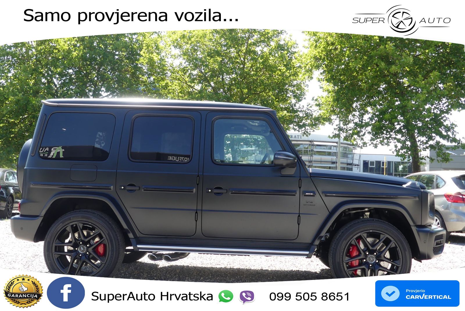 Mercedes AMG G 63 Long V8 (585 KS) 4MATIC 9G-TRONIC AMG SPEEDSHIFT PLUS LED+GR SJED+ACC