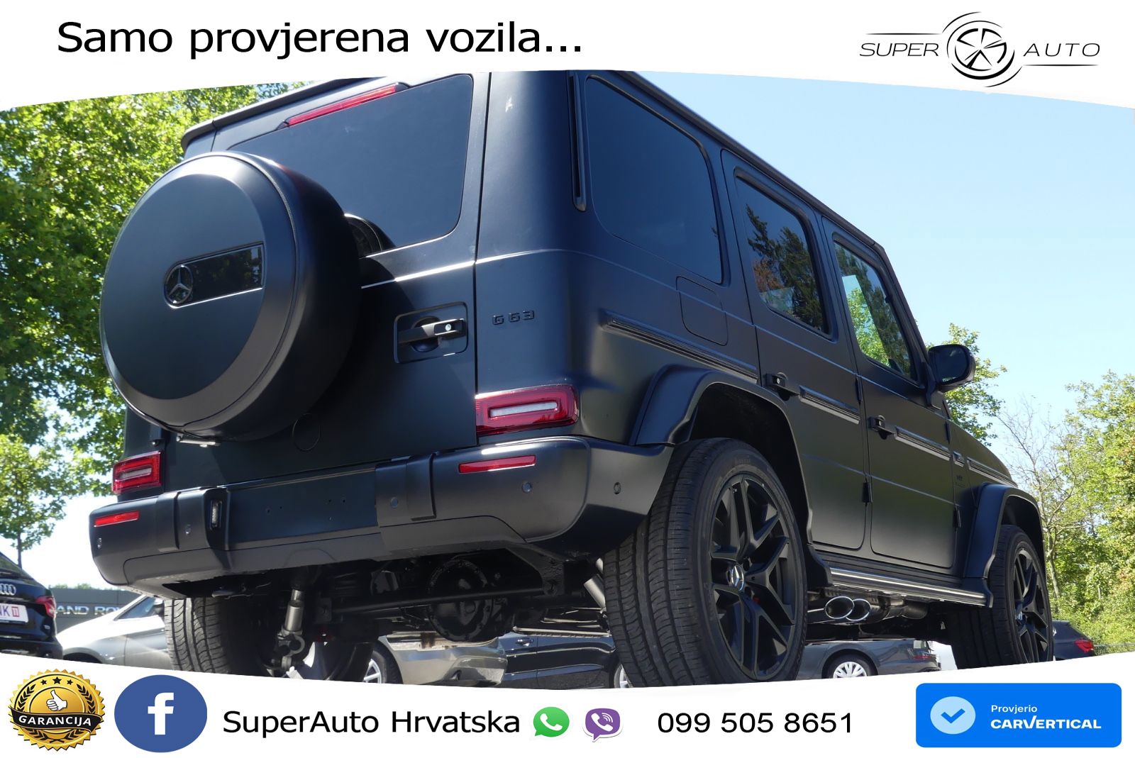 Mercedes AMG G 63 Long V8 (585 KS) 4MATIC 9G-TRONIC AMG SPEEDSHIFT PLUS LED+GR SJED+ACC