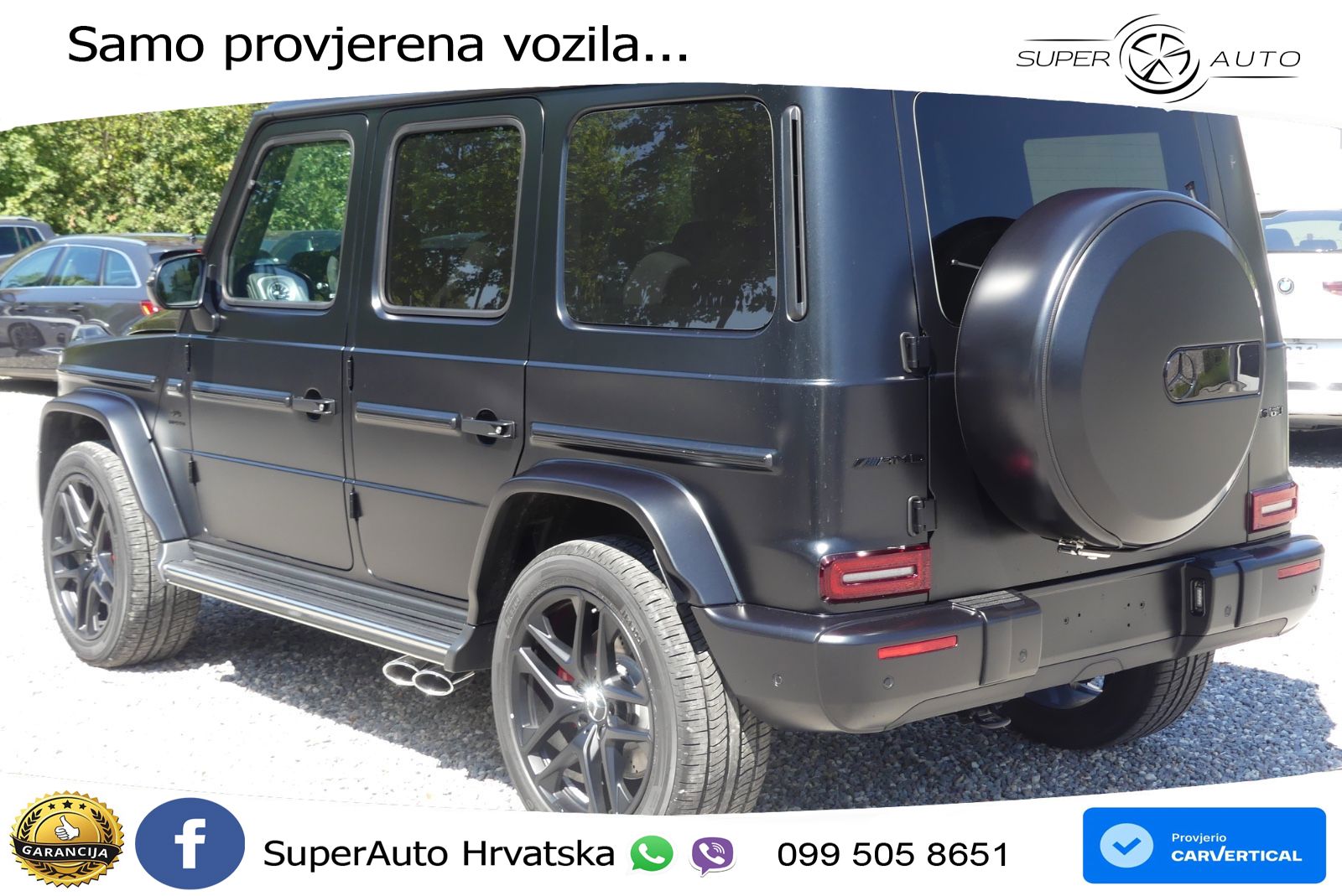 Mercedes AMG G 63 Long V8 (585 KS) 4MATIC 9G-TRONIC AMG SPEEDSHIFT PLUS LED+GR SJED+ACC