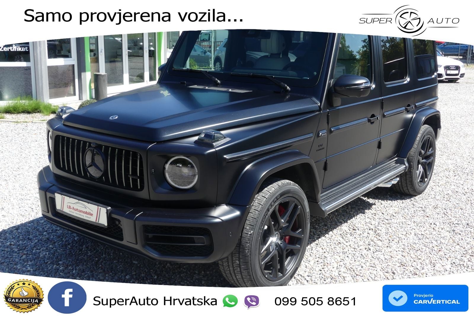 Mercedes AMG G 63 Long V8 (585 KS) 4MATIC 9G-TRONIC AMG SPEEDSHIFT PLUS LED+GR SJED+ACC