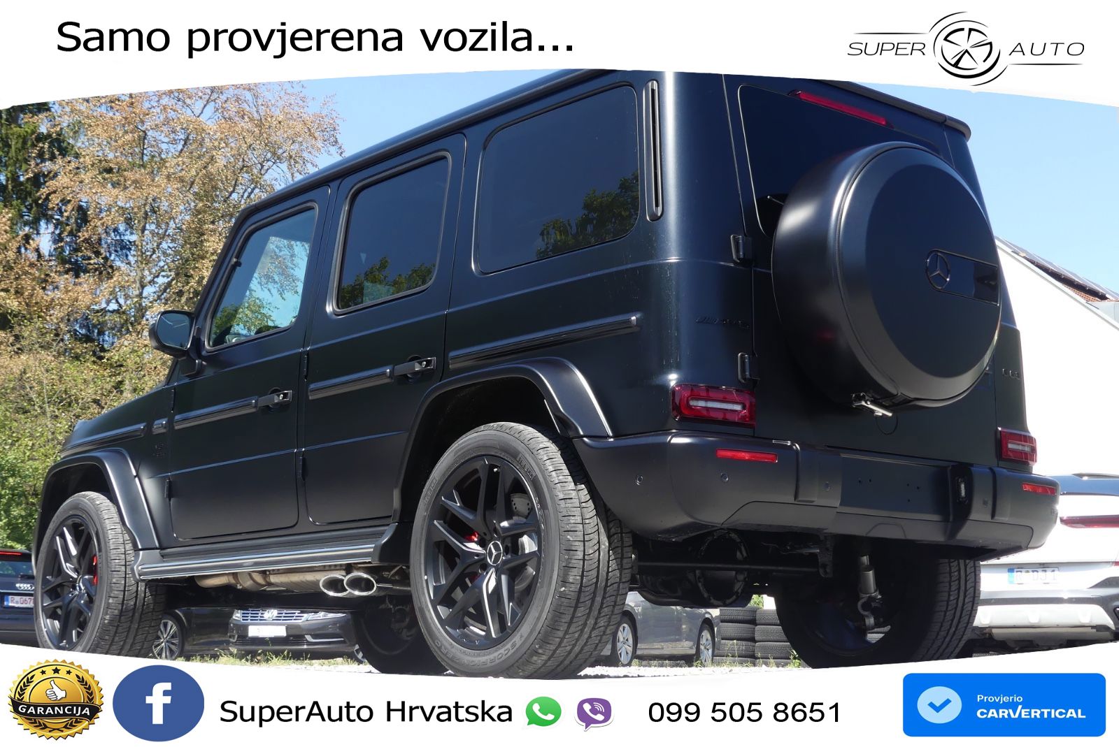 Mercedes AMG G 63 Long V8 (585 KS) 4MATIC 9G-TRONIC AMG SPEEDSHIFT PLUS LED+GR SJED+ACC