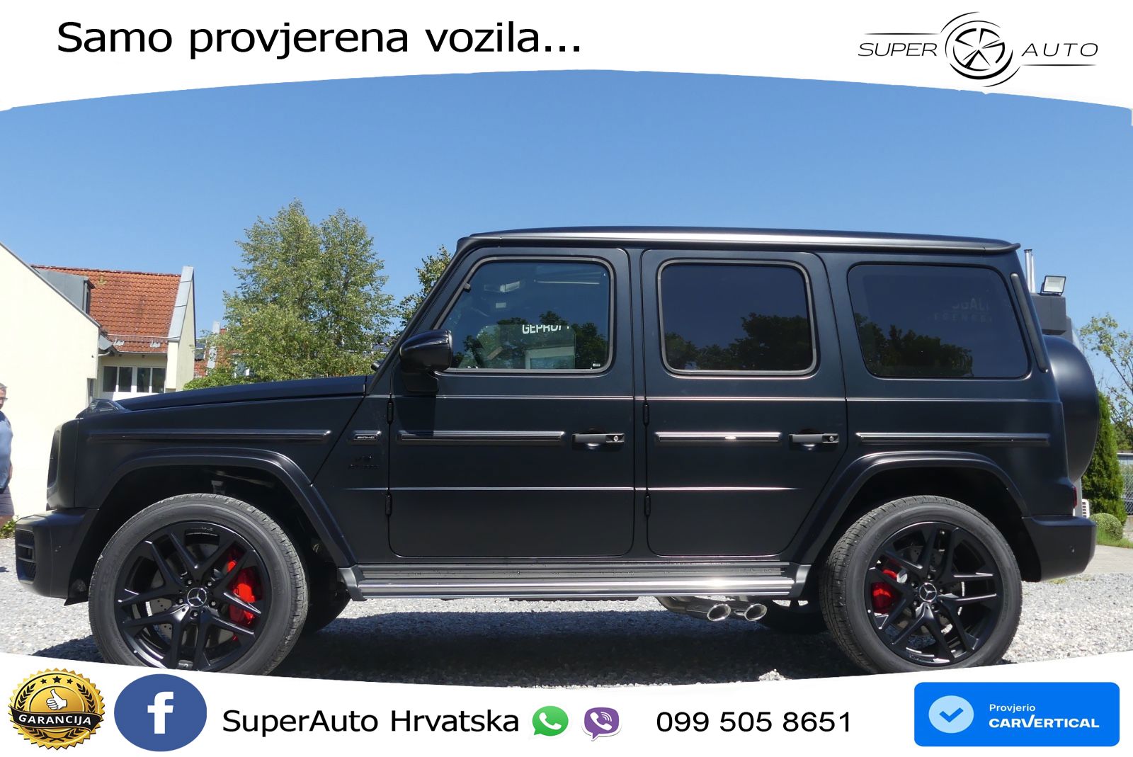 Mercedes AMG G 63 Long V8 (585 KS) 4MATIC 9G-TRONIC AMG SPEEDSHIFT PLUS LED+GR SJED+ACC
