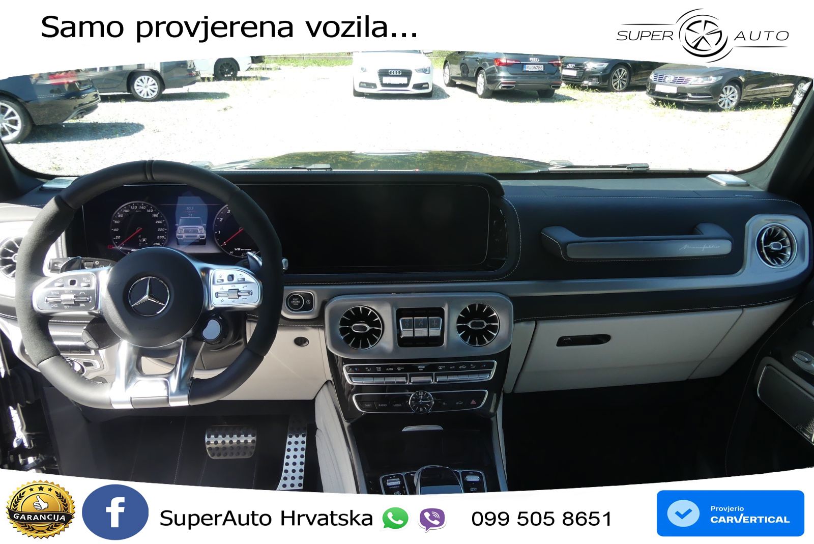 Mercedes AMG G 63 Long V8 (585 KS) 4MATIC 9G-TRONIC AMG SPEEDSHIFT PLUS LED+GR SJED+ACC