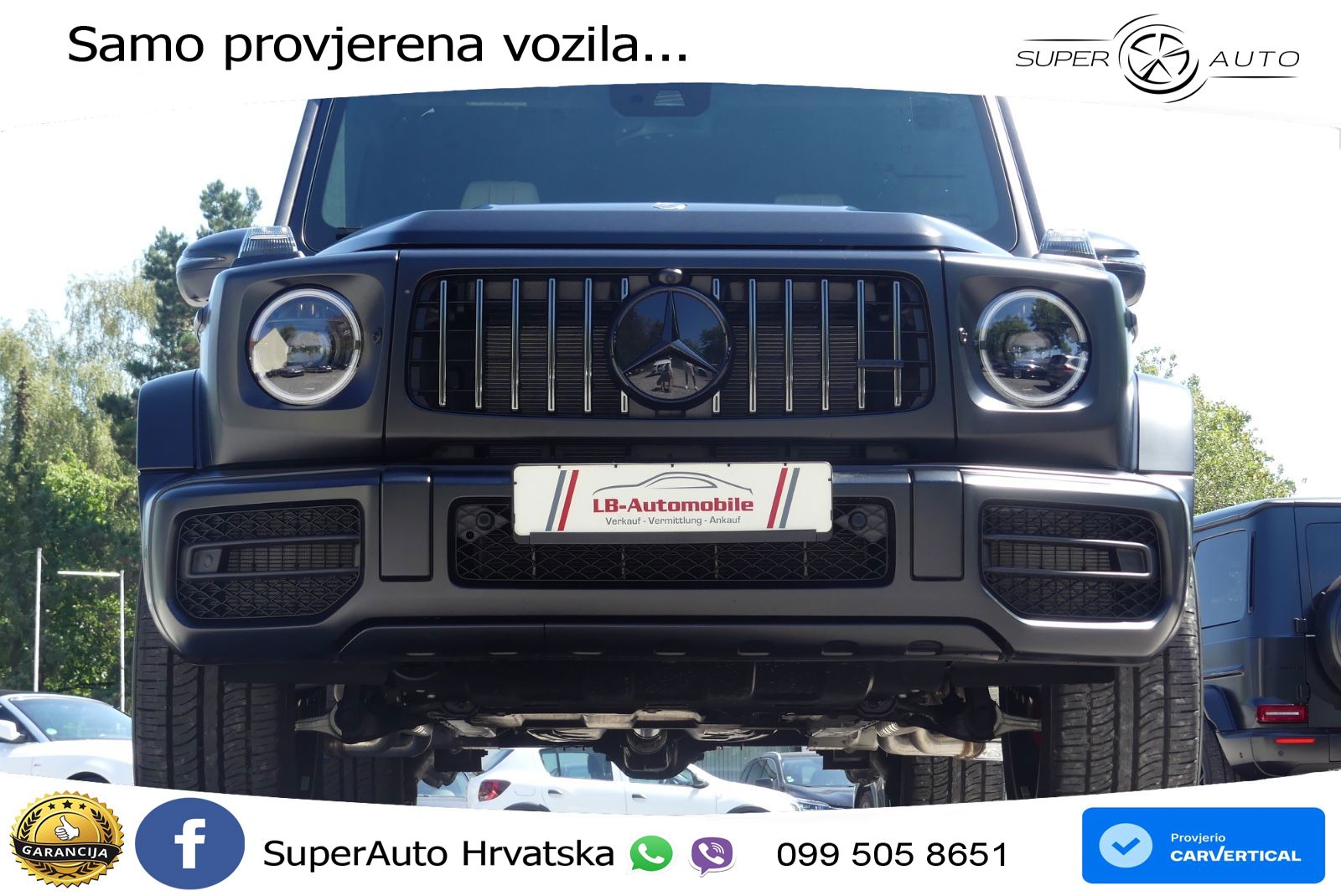 Mercedes AMG G 63 Long V8 (585 KS) 4MATIC 9G-TRONIC AMG SPEEDSHIFT PLUS LED+GR SJED+ACC