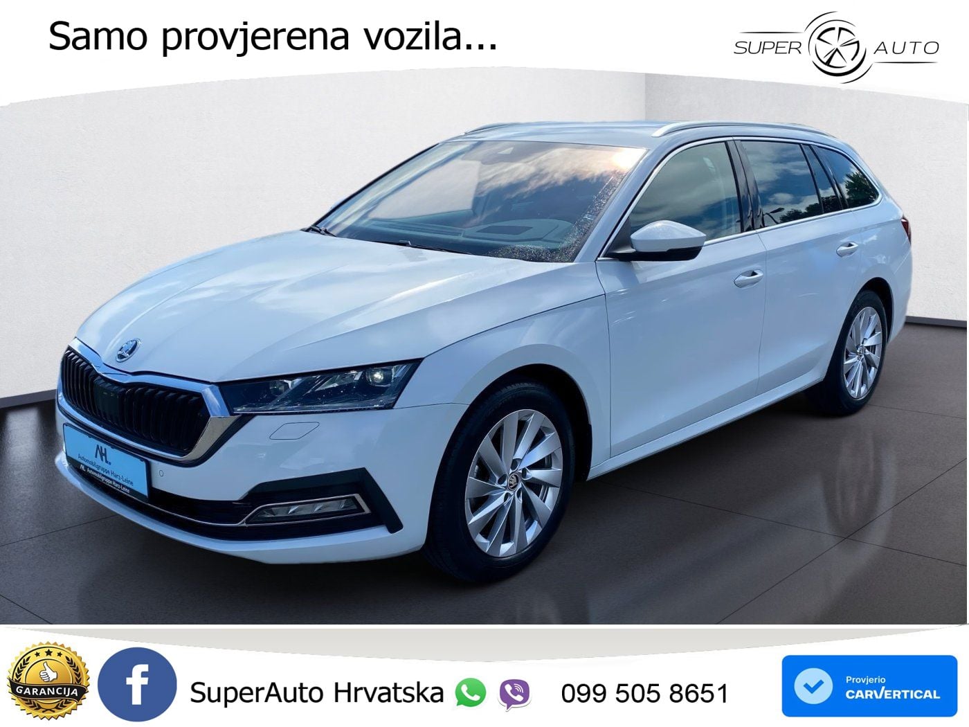 Škoda Octavia Combi 2.0 TDI (150 KS) DSG Selection MATRIX+GR SJED+KAM