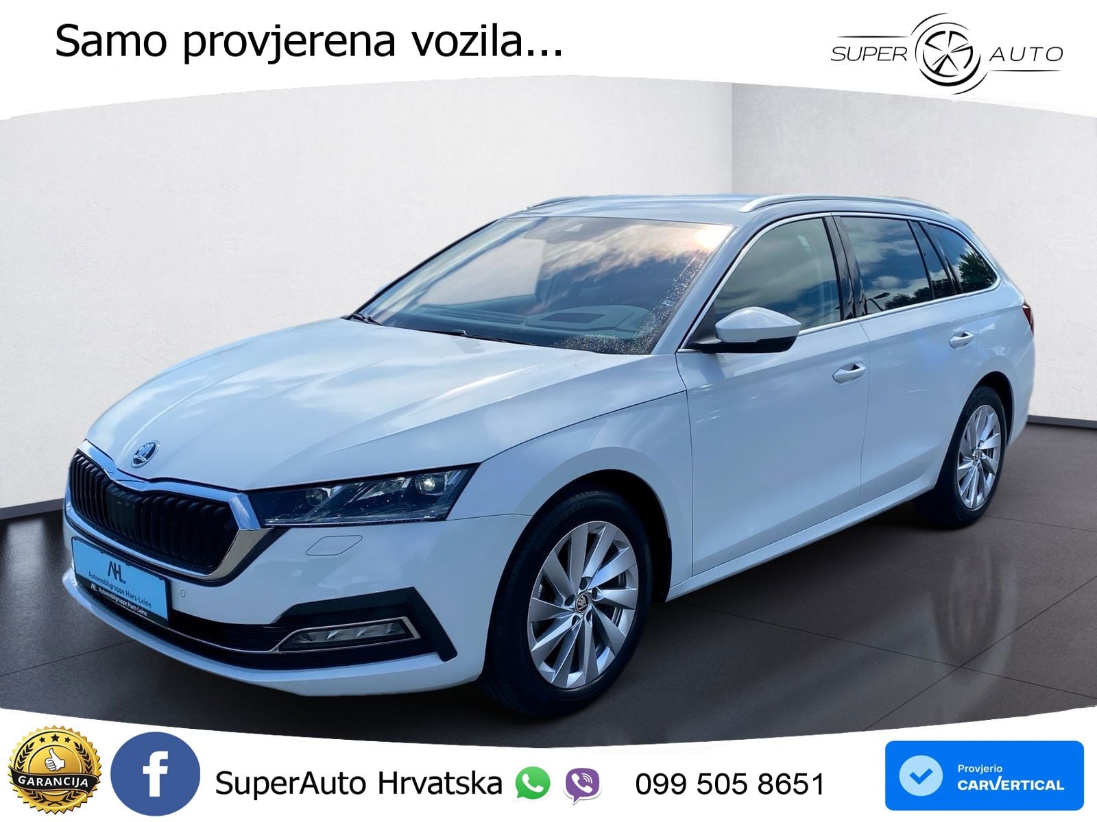 Škoda Octavia Combi 2.0 TDI (150 KS) DSG Selection MATRIX+GR SJED+KAM