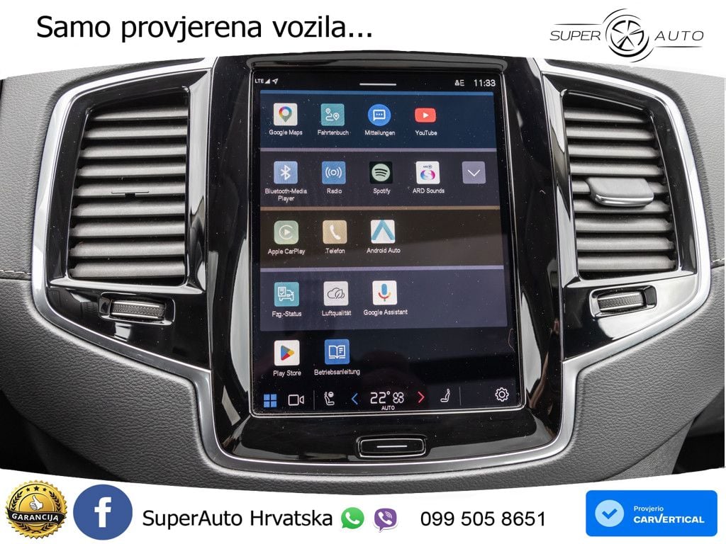 Volvo XC90 2.0 B5 Diesel AWD Automatic LED+GR SJED+ACC