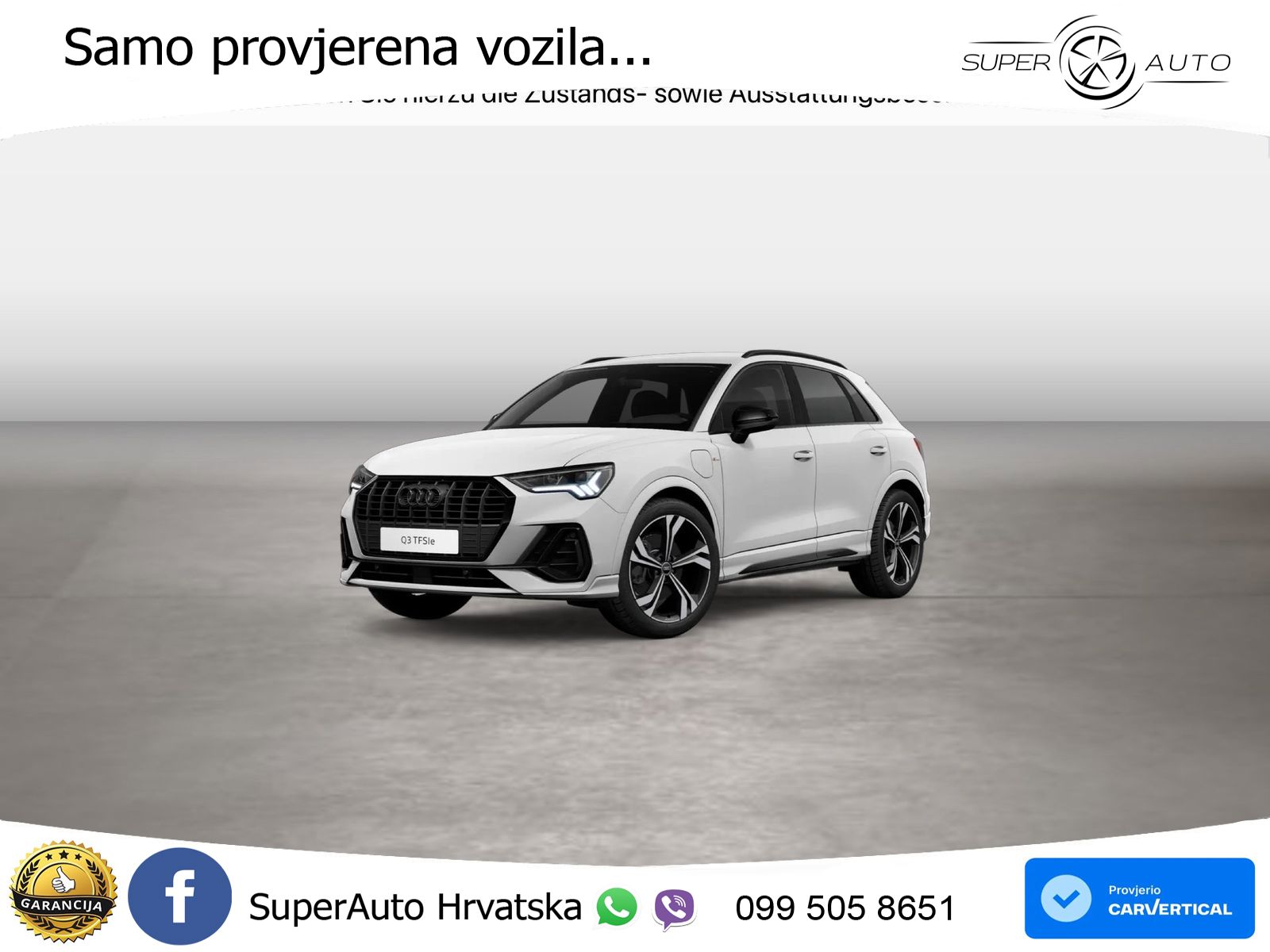 Audi Q3 45 TFSIe (245 KS) S tronic S line LED+GR SJED+ACC