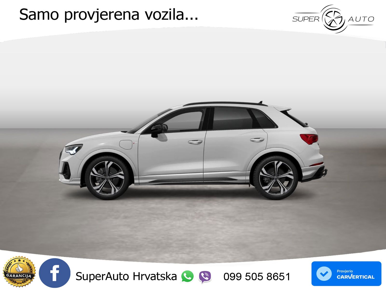 Audi Q3 45 TFSIe (245 KS) S tronic S line LED+GR SJED+ACC