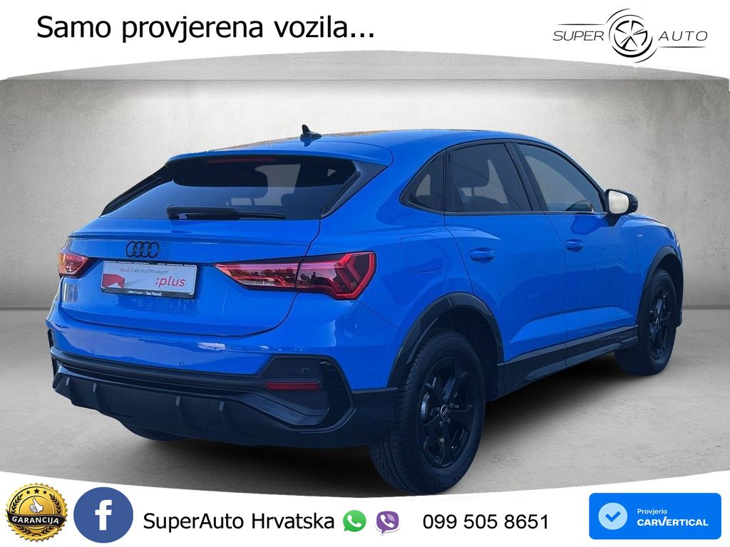 Audi Q3 Sportback 45 TFSIe (245 KS) S tronic S line MATRIX+GR SJED+KAM