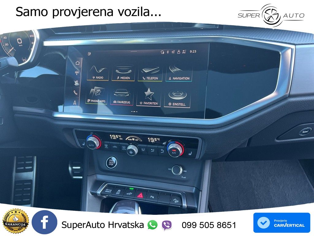 Audi Q3 Sportback 45 TFSIe (245 KS) S tronic S line MATRIX+GR SJED+KAM