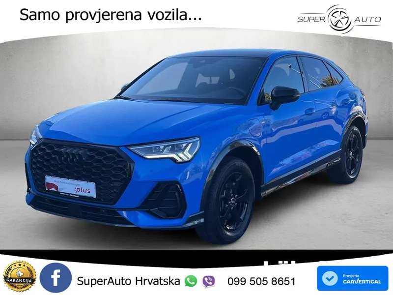 Audi Q3 Sportback 45 TFSIe (245 KS) S tronic S line MATRIX+GR SJED+KAM