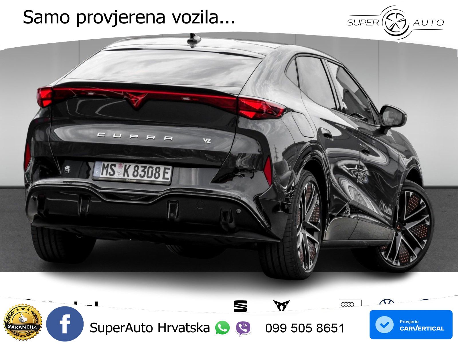 Cupra Tavascan 82 kWh (340 KS)  4WD VZ LED+GR SJED+ACC