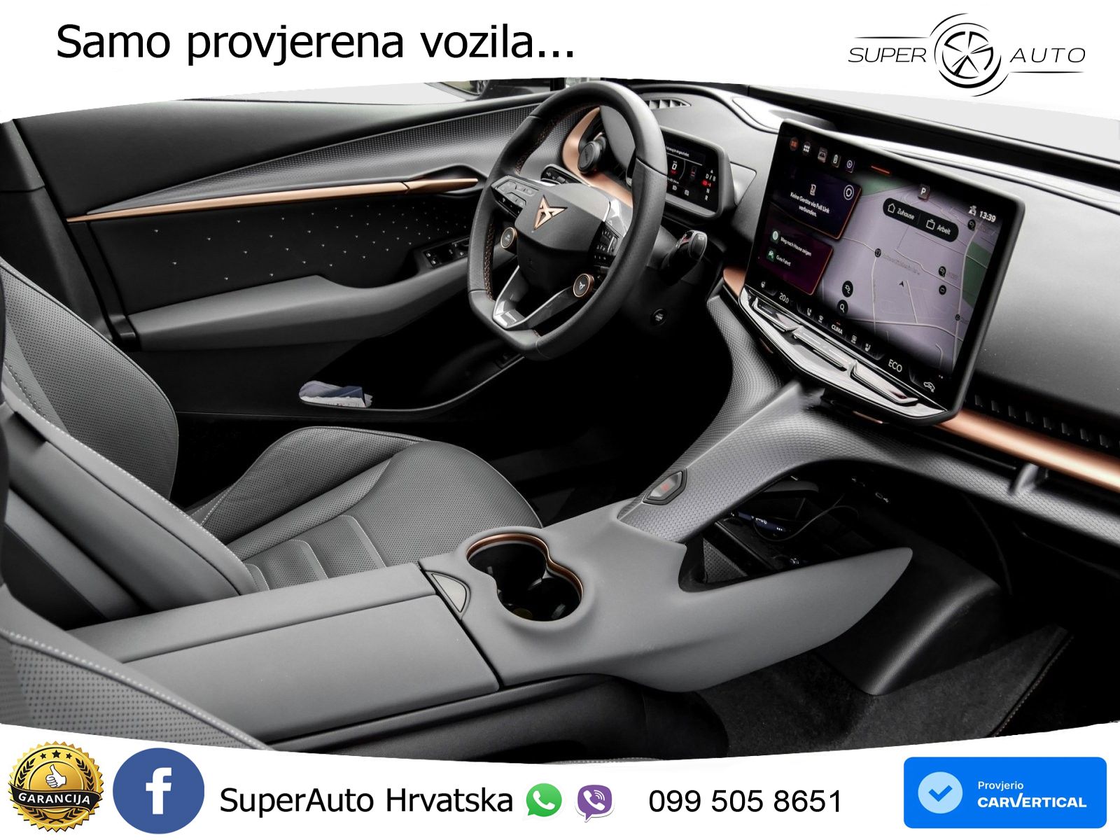 Cupra Tavascan 82 kWh (340 KS)  4WD VZ LED+GR SJED+ACC