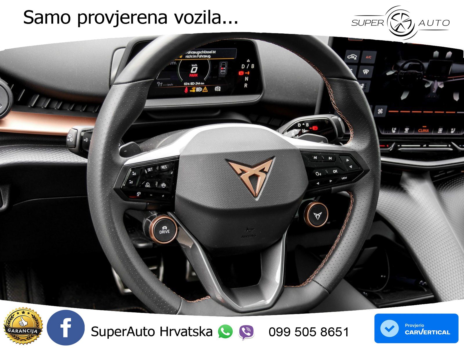 Cupra Tavascan 82 kWh (340 KS)  4WD VZ LED+GR SJED+ACC
