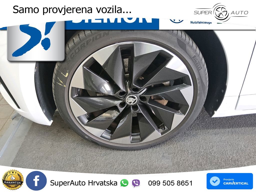 Škoda Enyaq iV 80x 82 kWh (265 KS) AWD SportLine LED+GR SJED+ACC