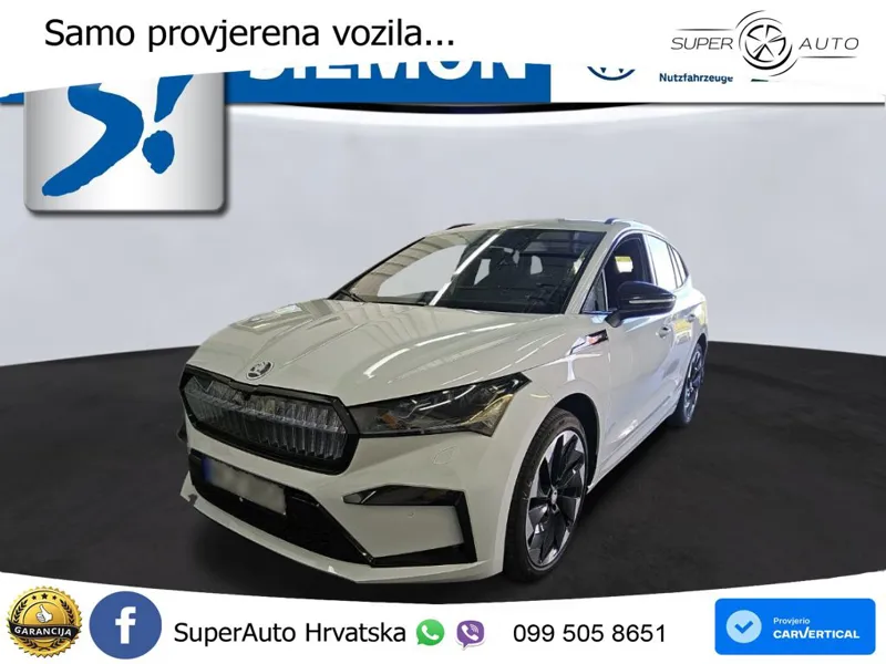 Škoda Enyaq iV 80x 82 kWh (265 KS) AWD SportLine LED+GR SJED+ACC