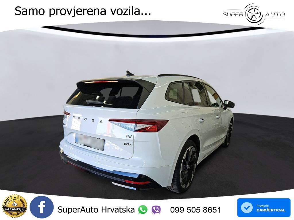 Škoda Enyaq iV 80x 82 kWh (265 KS) AWD SportLine LED+GR SJED+ACC