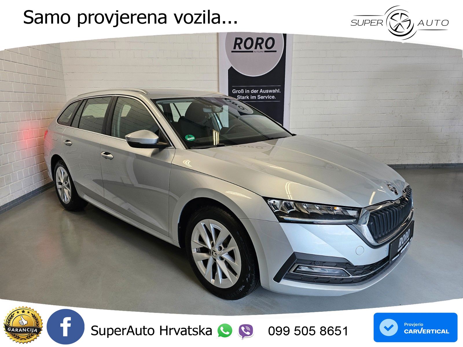 Škoda Octavia Combi 2.0 TDI (150 KS) DSG LED+GR SJED+ACC