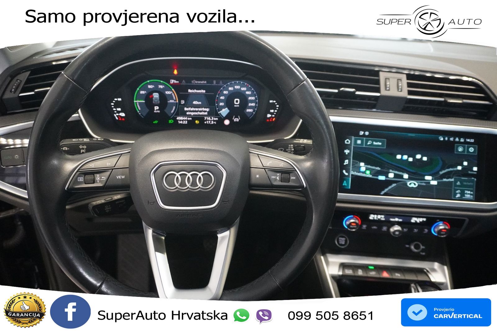 Audi Q3 45 TFSIe (245 KS) S tronic LED+ACC
