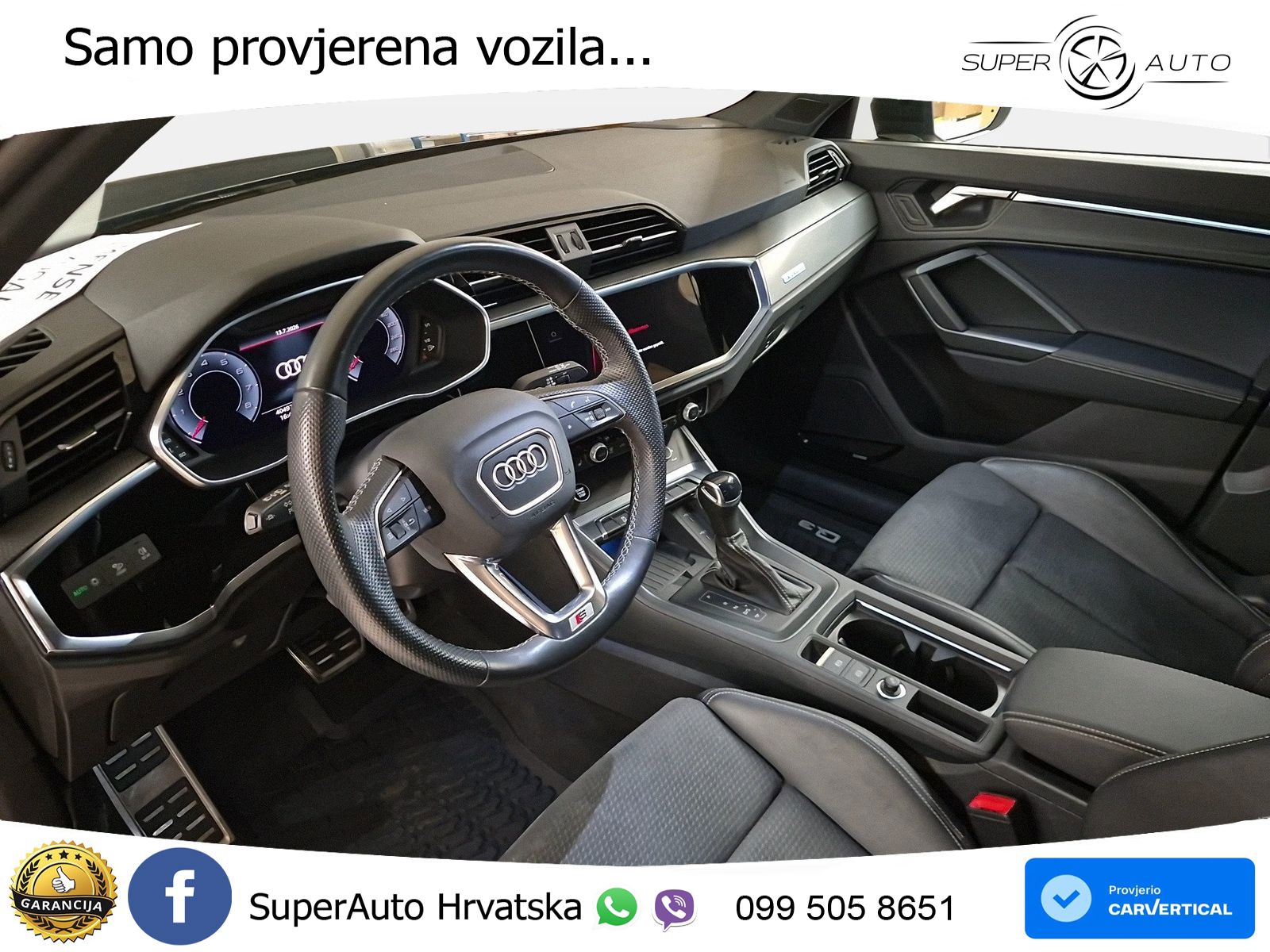 Audi Q3 40 TFSI (190 KS) quattro S tronic S line LED+GR SJED+ACC