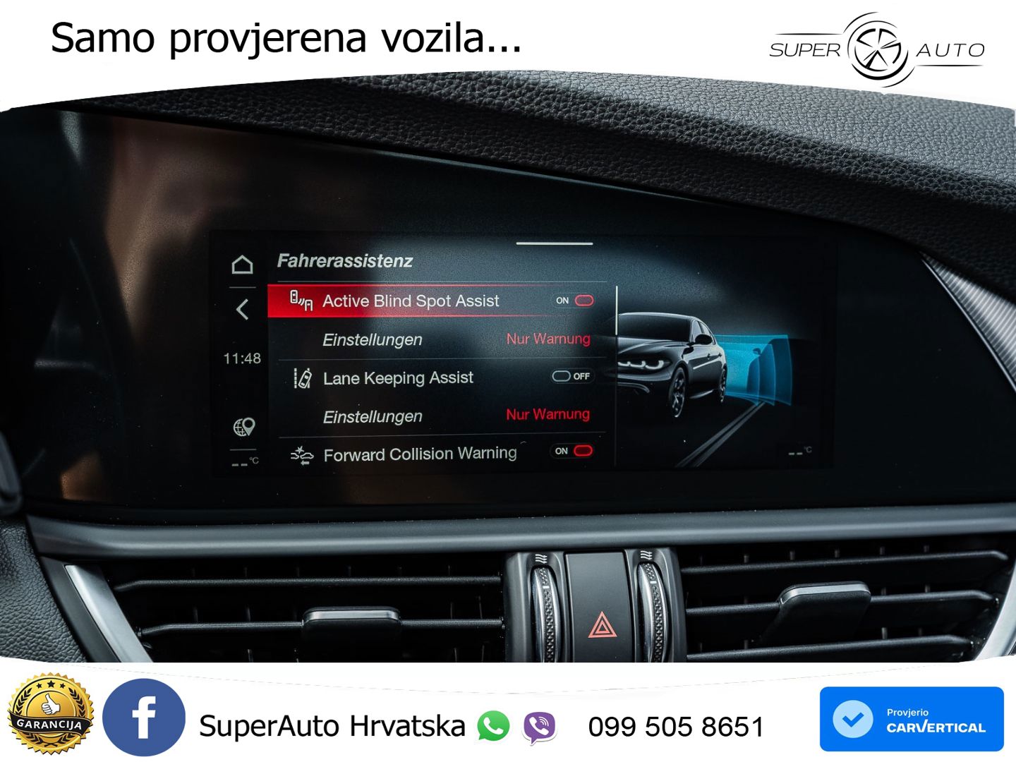 Alfa Romeo Giulia 2.0 Turbo (280 KS) Q4 Automatic LED+GR SJED+ACC