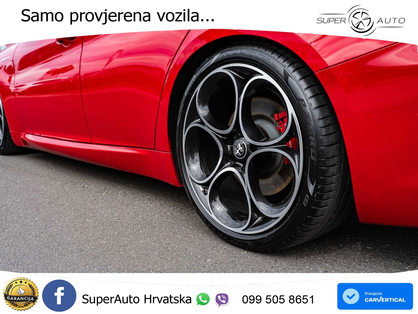 Alfa Romeo Giulia 2.0 Turbo (280 KS) Q4 Automatic LED+GR SJED+ACC