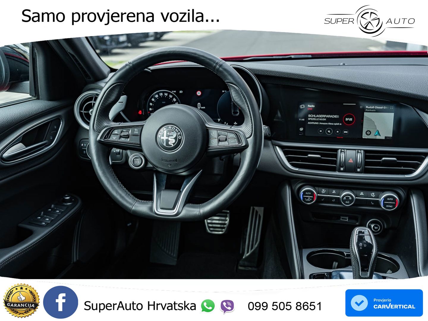 Alfa Romeo Giulia 2.0 Turbo (280 KS) Q4 Automatic LED+GR SJED+ACC