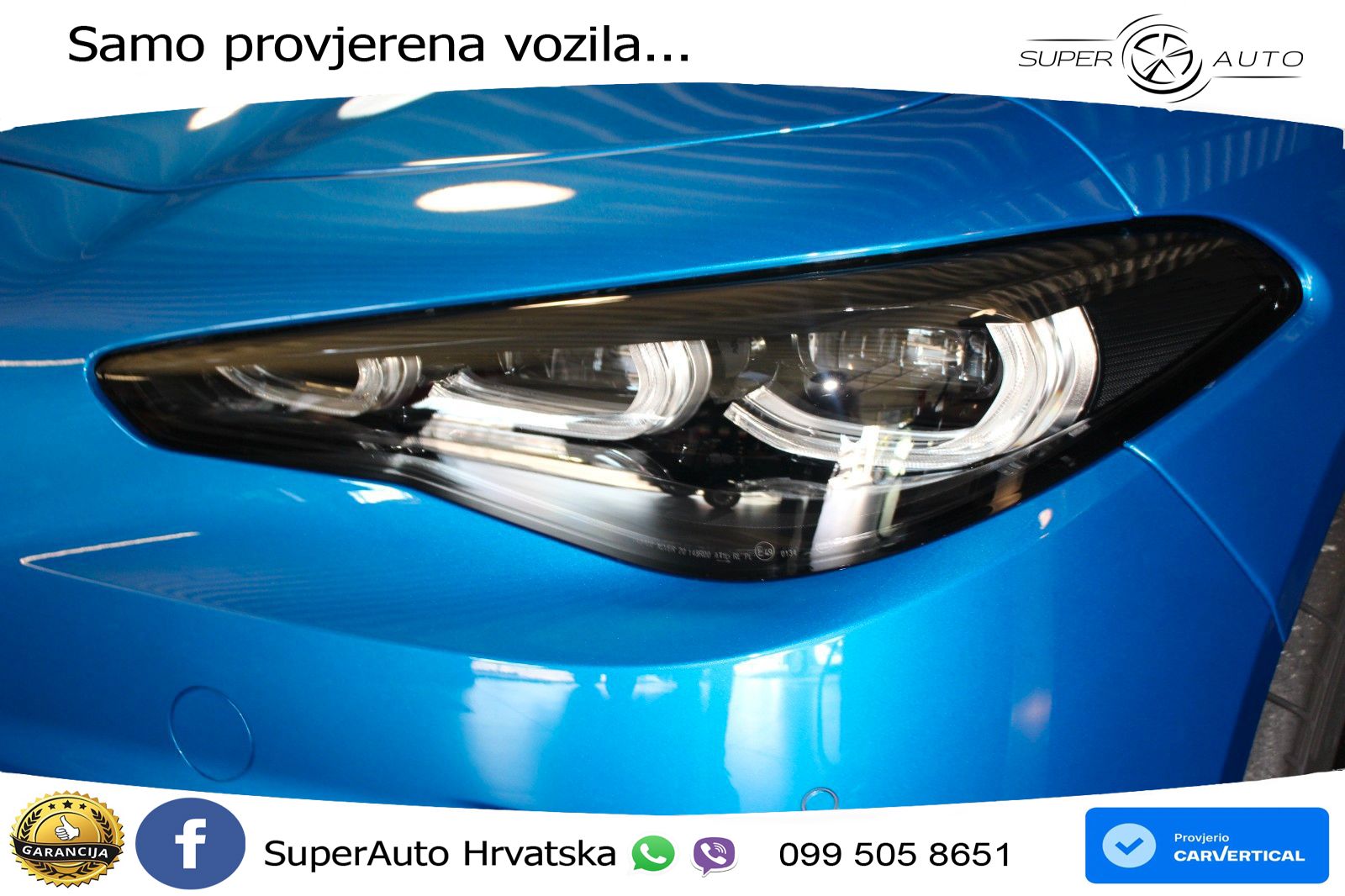 Alfa Romeo Giulia Quadrifoglio 2.9 V6 Bi-Turbo (520 KS) Automatic LED+ACC