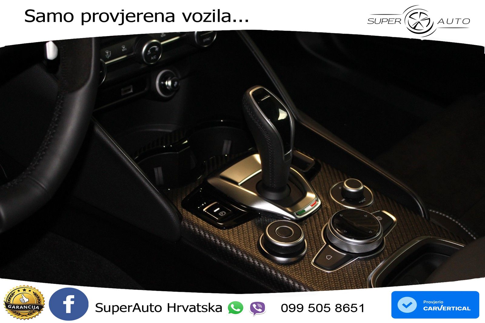 Alfa Romeo Giulia Quadrifoglio 2.9 V6 Bi-Turbo (520 KS) Automatic LED+ACC