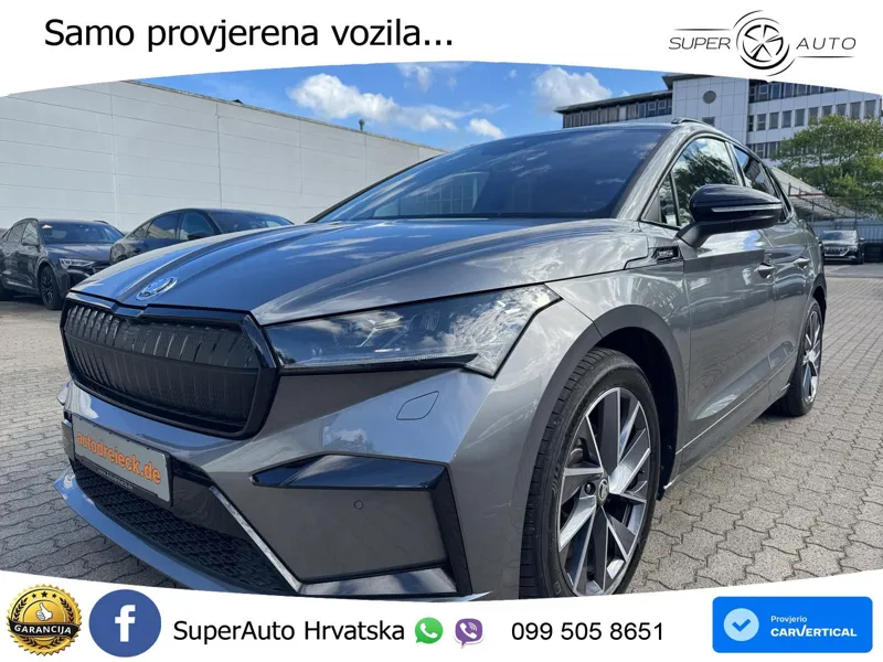 Škoda Enyaq iV 80 82 kWh (204 KS) SportLine LED+GR SJED+ACC