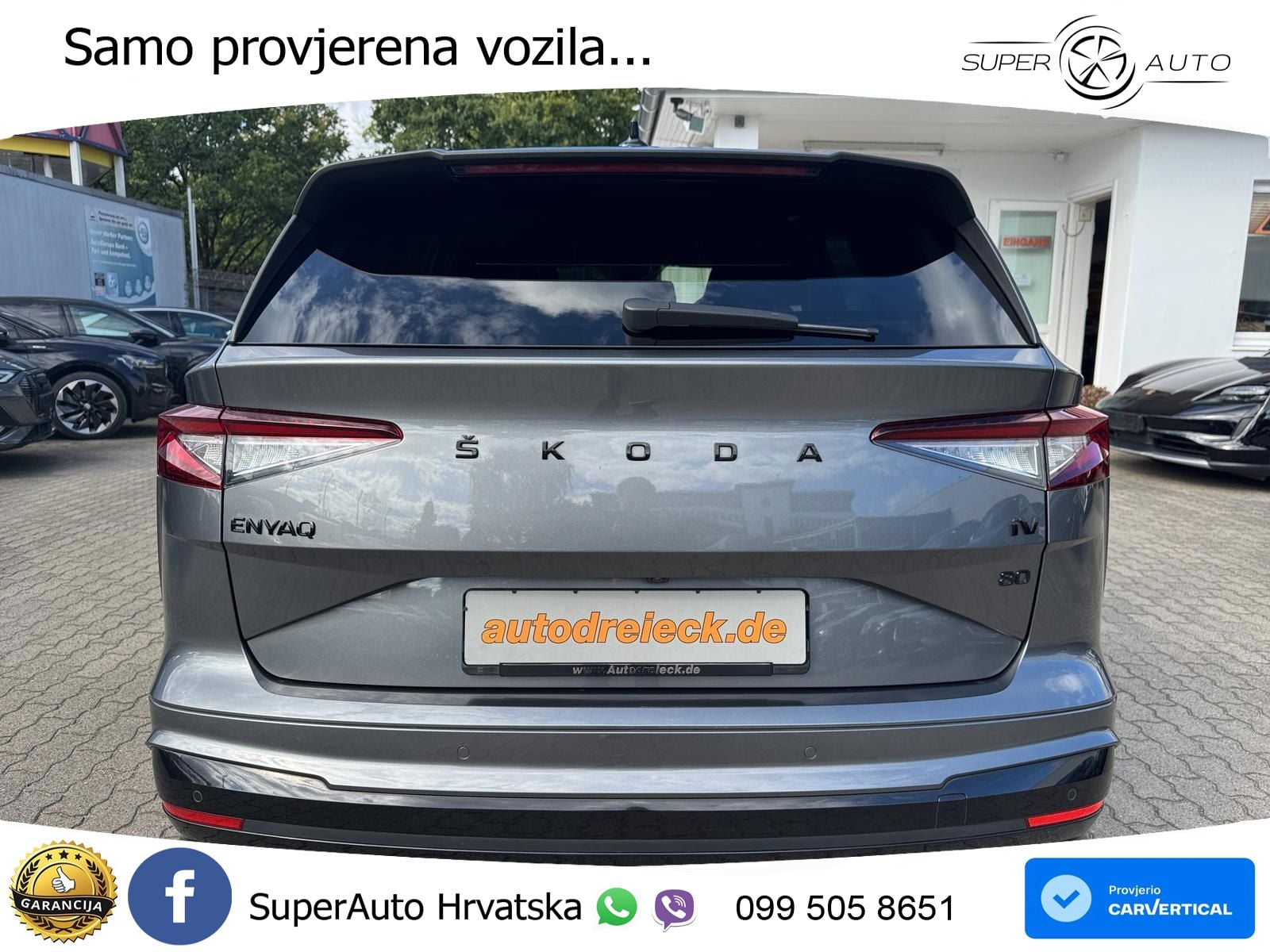 Škoda Enyaq iV 80 82 kWh (204 KS) SportLine LED+GR SJED+ACC