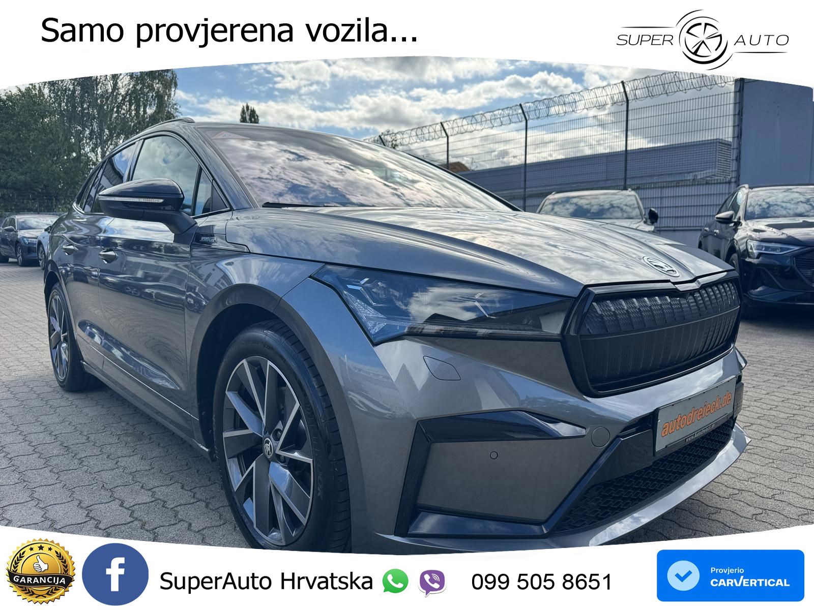 Škoda Enyaq iV 80 82 kWh (204 KS) SportLine LED+GR SJED+ACC