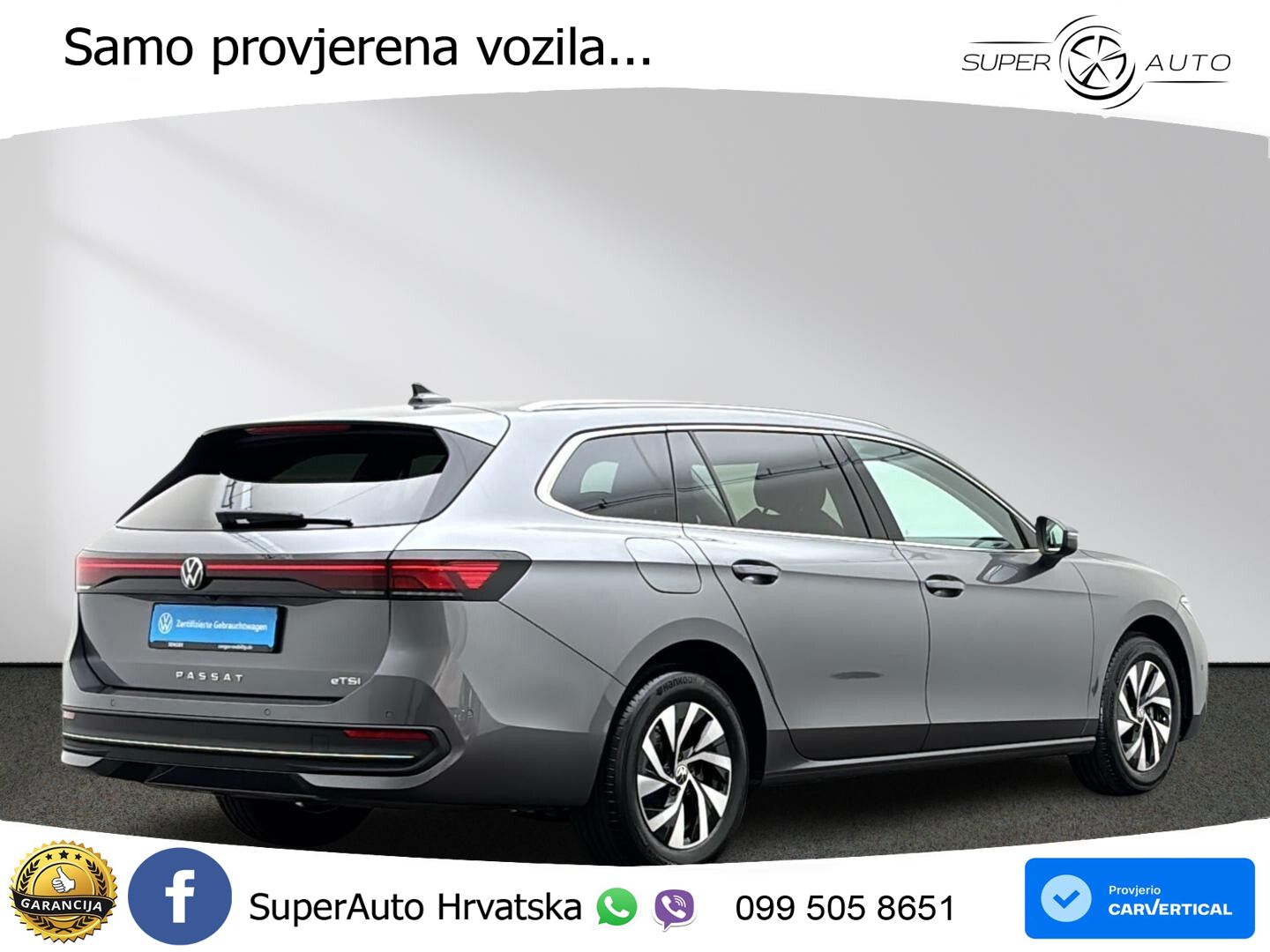 Volkswagen Passat Variant 1.5 eTSI (150 KS) DSG Business LED+GR SJED+ACC