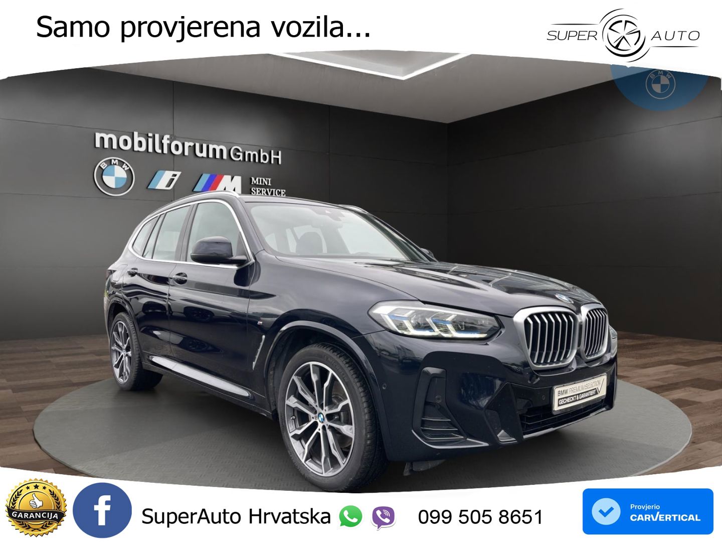 BMW X3 20d xDrive Steptronic M Sport LED+GR SJED+ACC