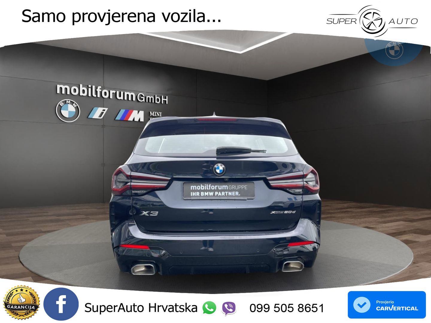 BMW X3 20d xDrive Steptronic M Sport LED+GR SJED+ACC