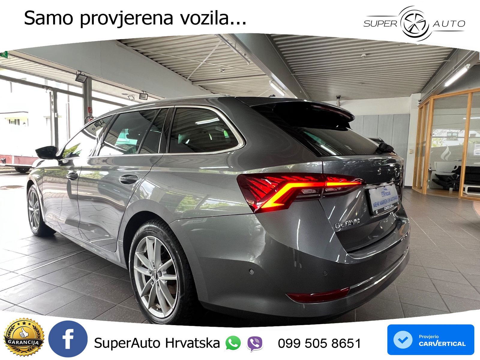 Škoda Octavia Combi 2.0 TDI (150 KS) DSG LED+GR SJED+ACC