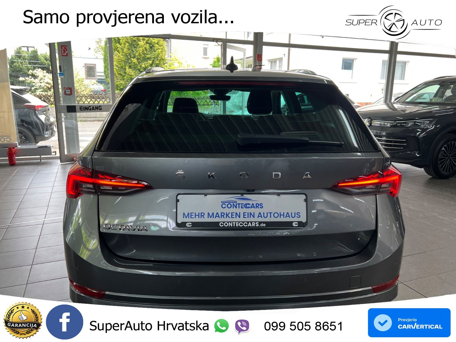 Škoda Octavia Combi 2.0 TDI (150 KS) DSG LED+GR SJED+ACC