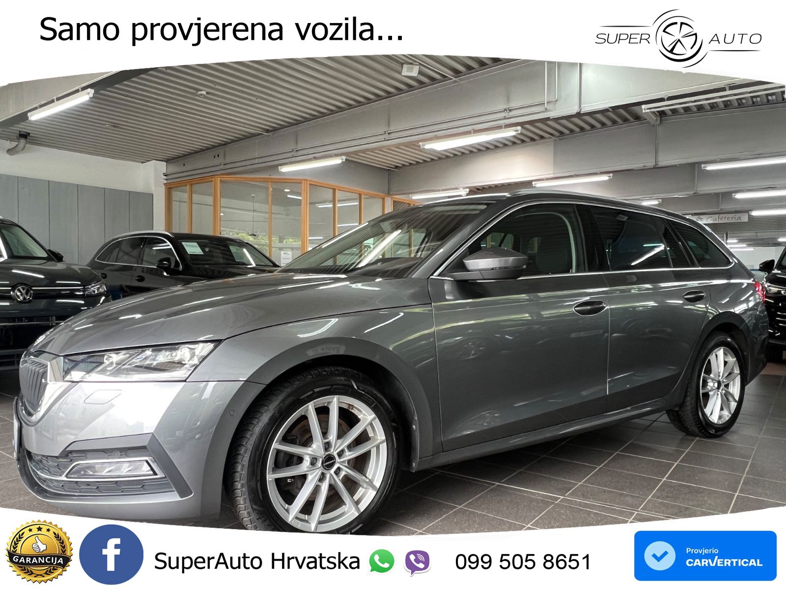 Škoda Octavia Combi 2.0 TDI (150 KS) DSG LED+GR SJED+ACC