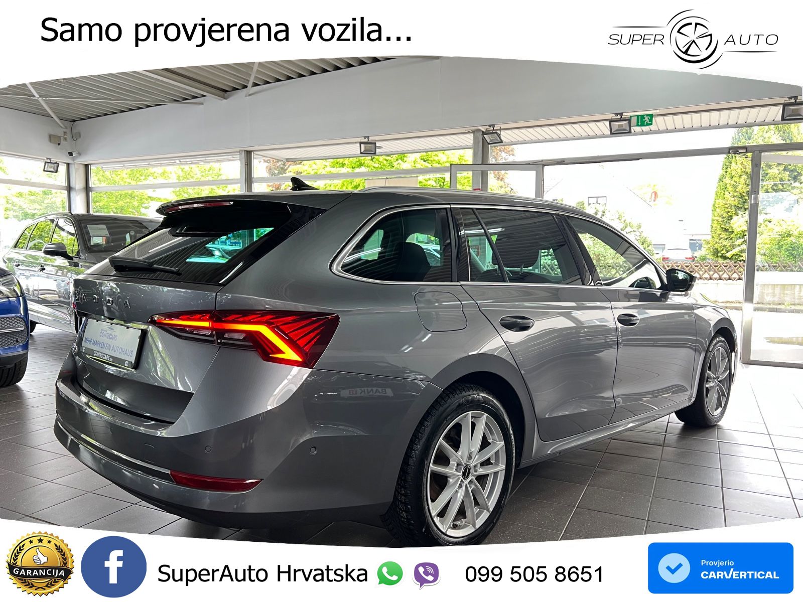 Škoda Octavia Combi 2.0 TDI (150 KS) DSG LED+GR SJED+ACC