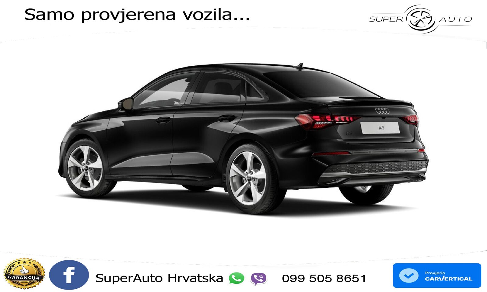 Audi A3 Limuzina 35 TFSI (150 KS) S tronic LED+GR SJED+ACC