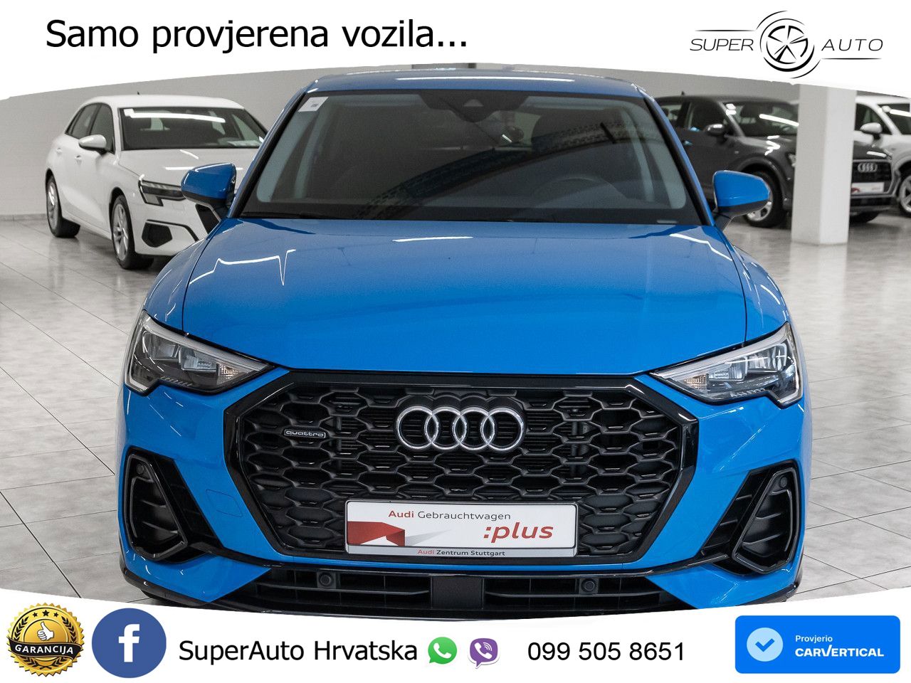 Audi Q3 II Sportback 45 TFSI (245 KS) quattro S tronic S line LED+GR SJED+ACC