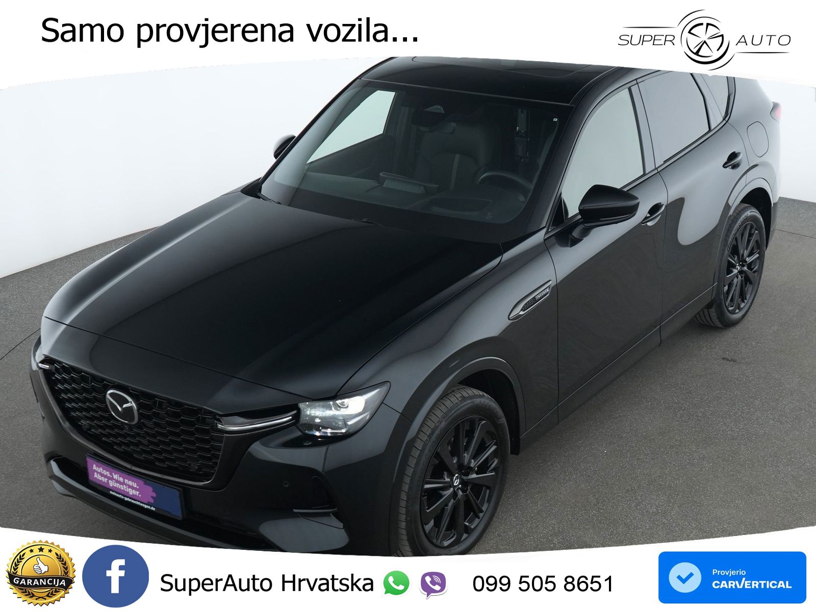 Mazda CX-60 3.3 e-Skyactiv D (200 KS) Automatic MATRIX+GR SJED+KAM
