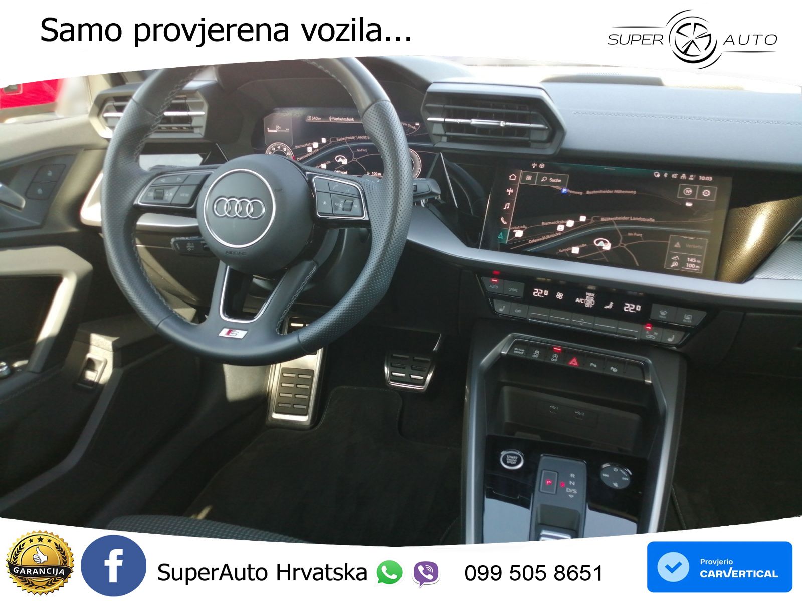 Audi A3 35 TFSI (150 KS) S tronic S line LED+GR SJED+ACC