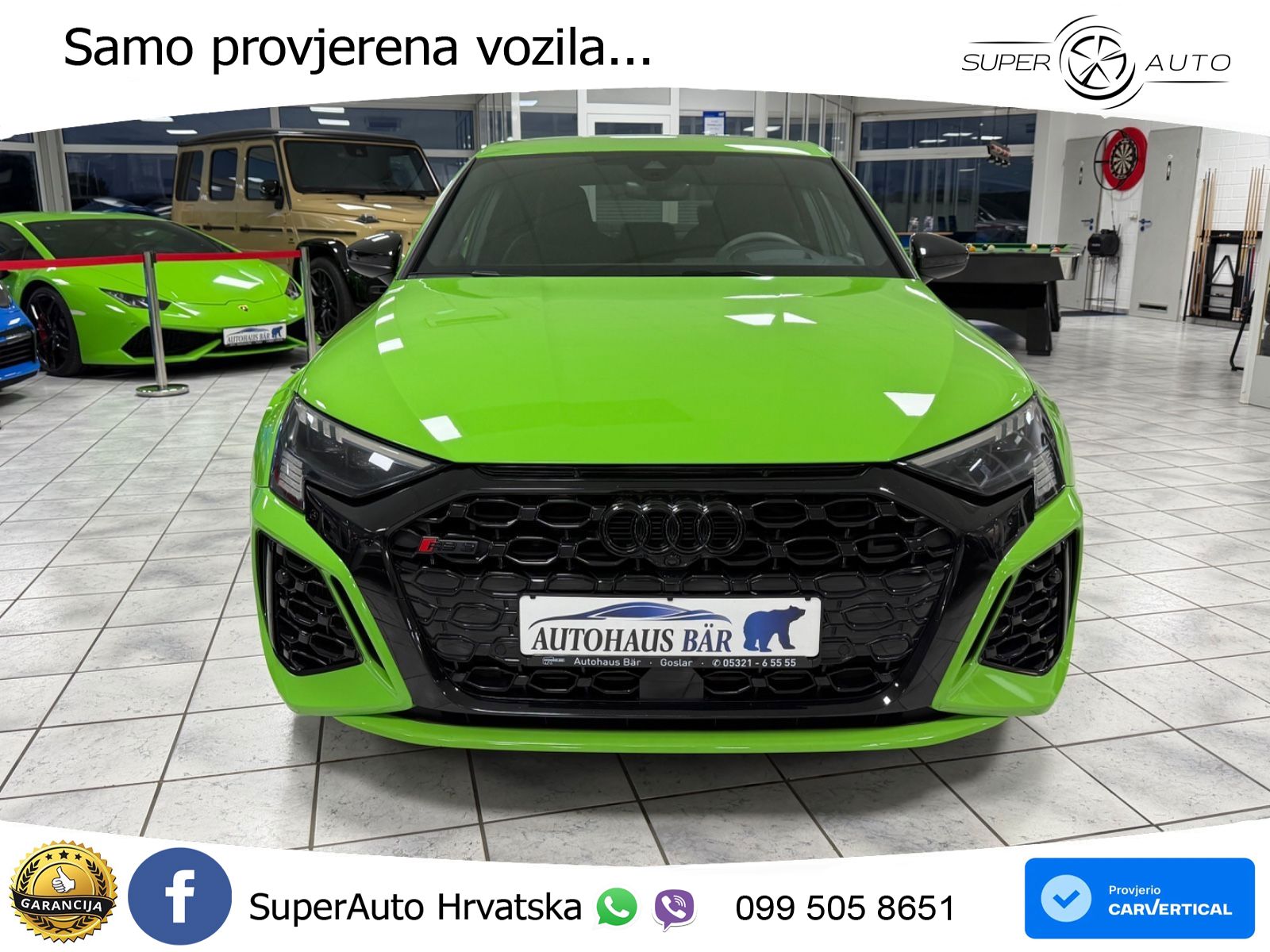 Audi RS3 Sportback 2.5 TFSI (400 KS) quattro S tronic LED+GR SJED+ACC
