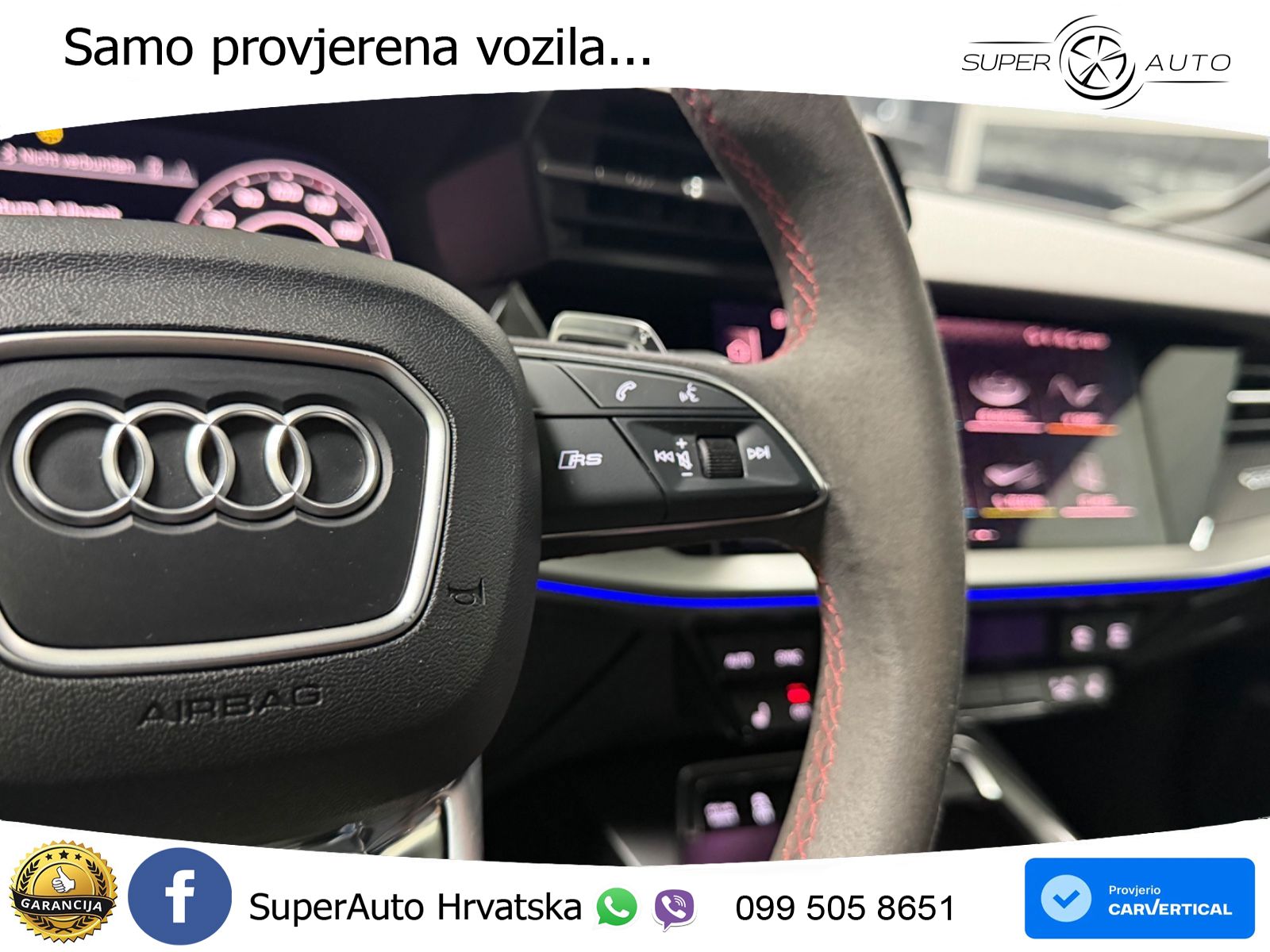 Audi RS3 Sportback 2.5 TFSI (400 KS) quattro S tronic LED+GR SJED+ACC