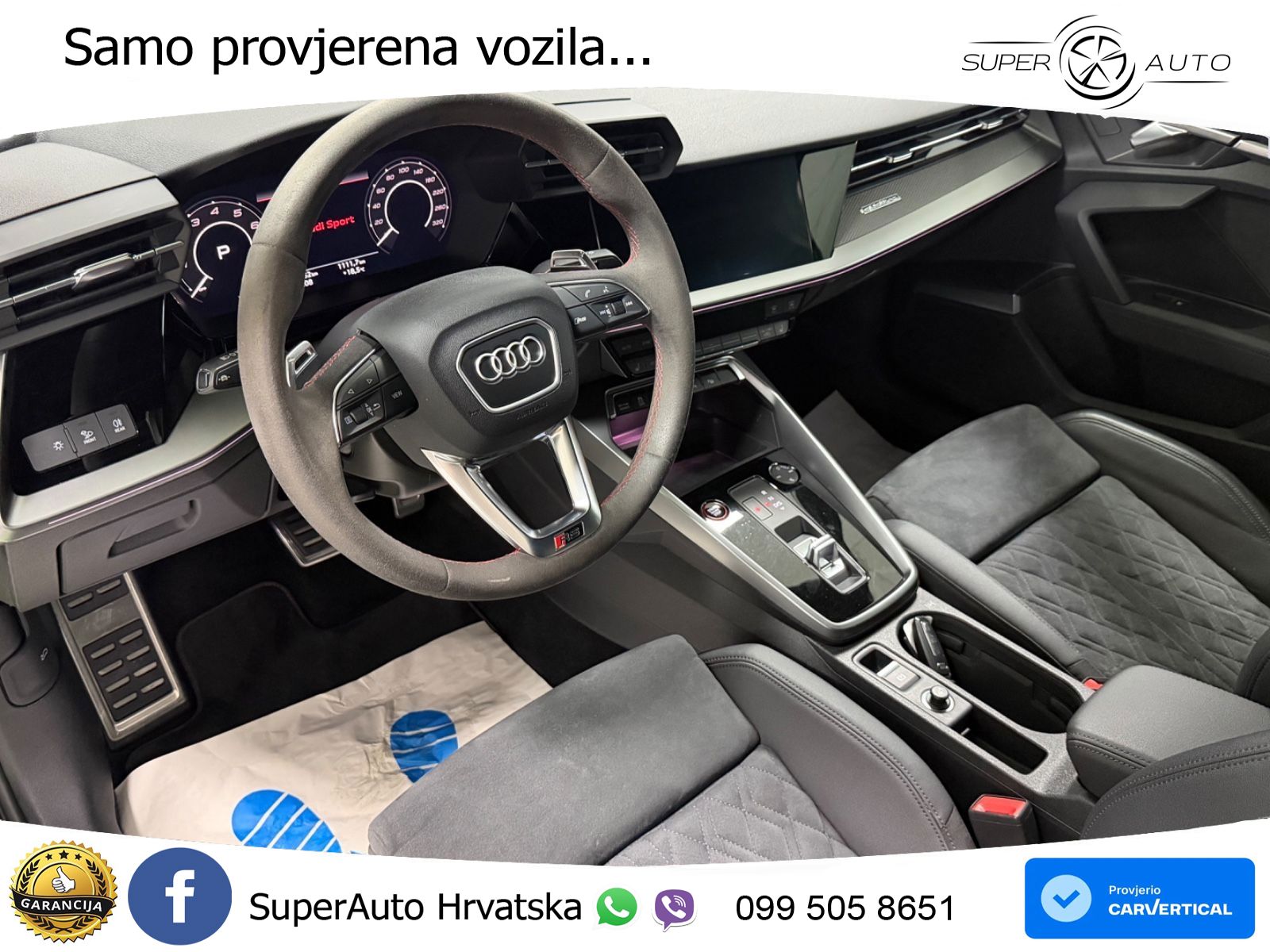 Audi RS3 Sportback 2.5 TFSI (400 KS) quattro S tronic LED+GR SJED+ACC