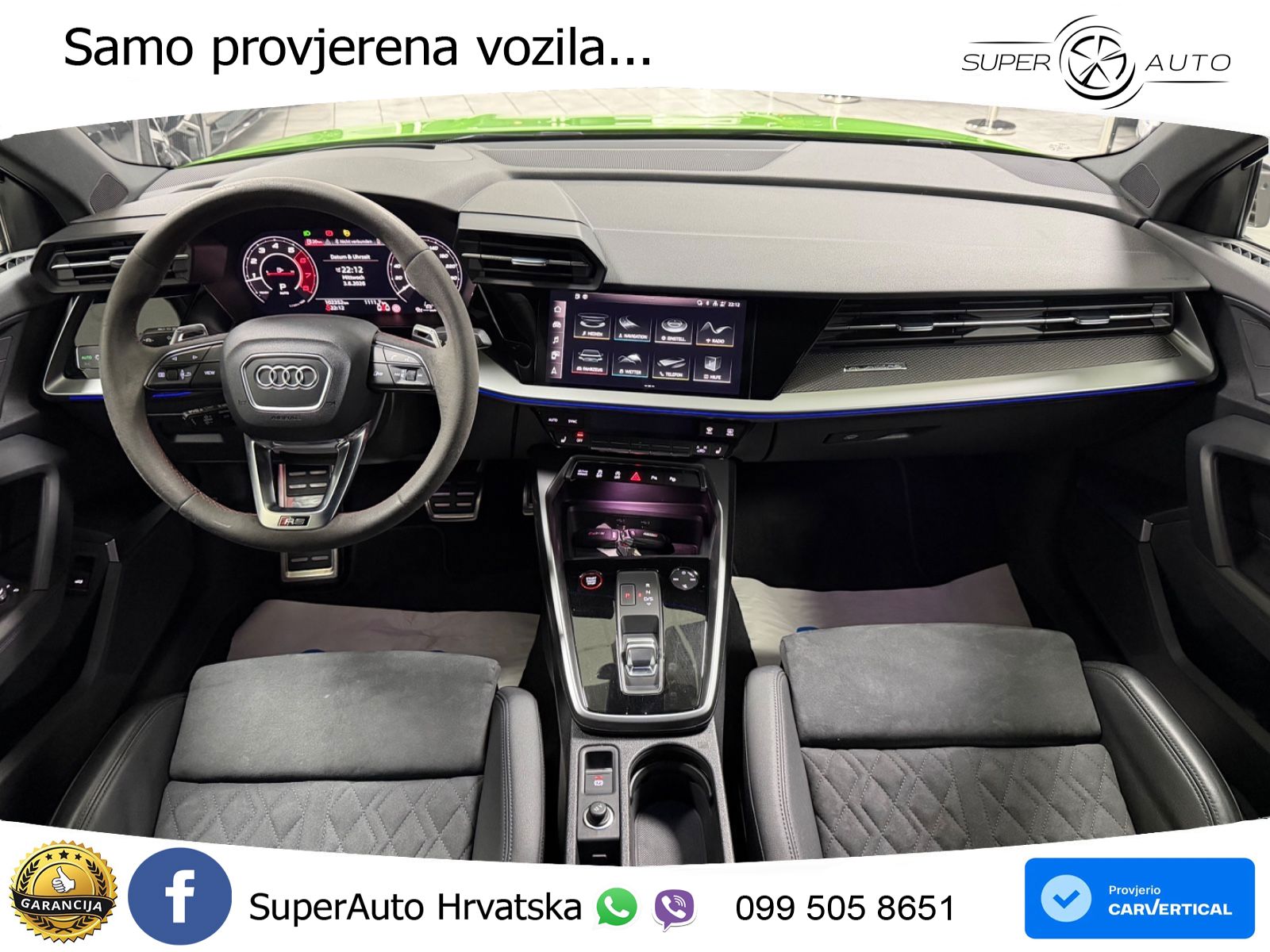 Audi RS3 Sportback 2.5 TFSI (400 KS) quattro S tronic LED+GR SJED+ACC
